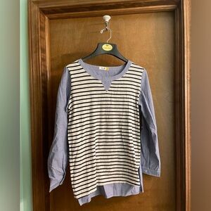 Lightweight blue, blue and white